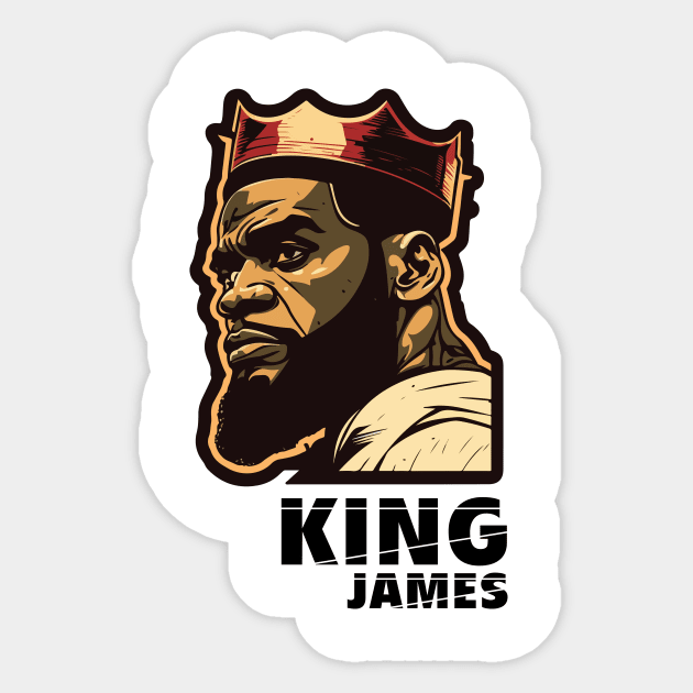 James KING white Sticker by vectrus